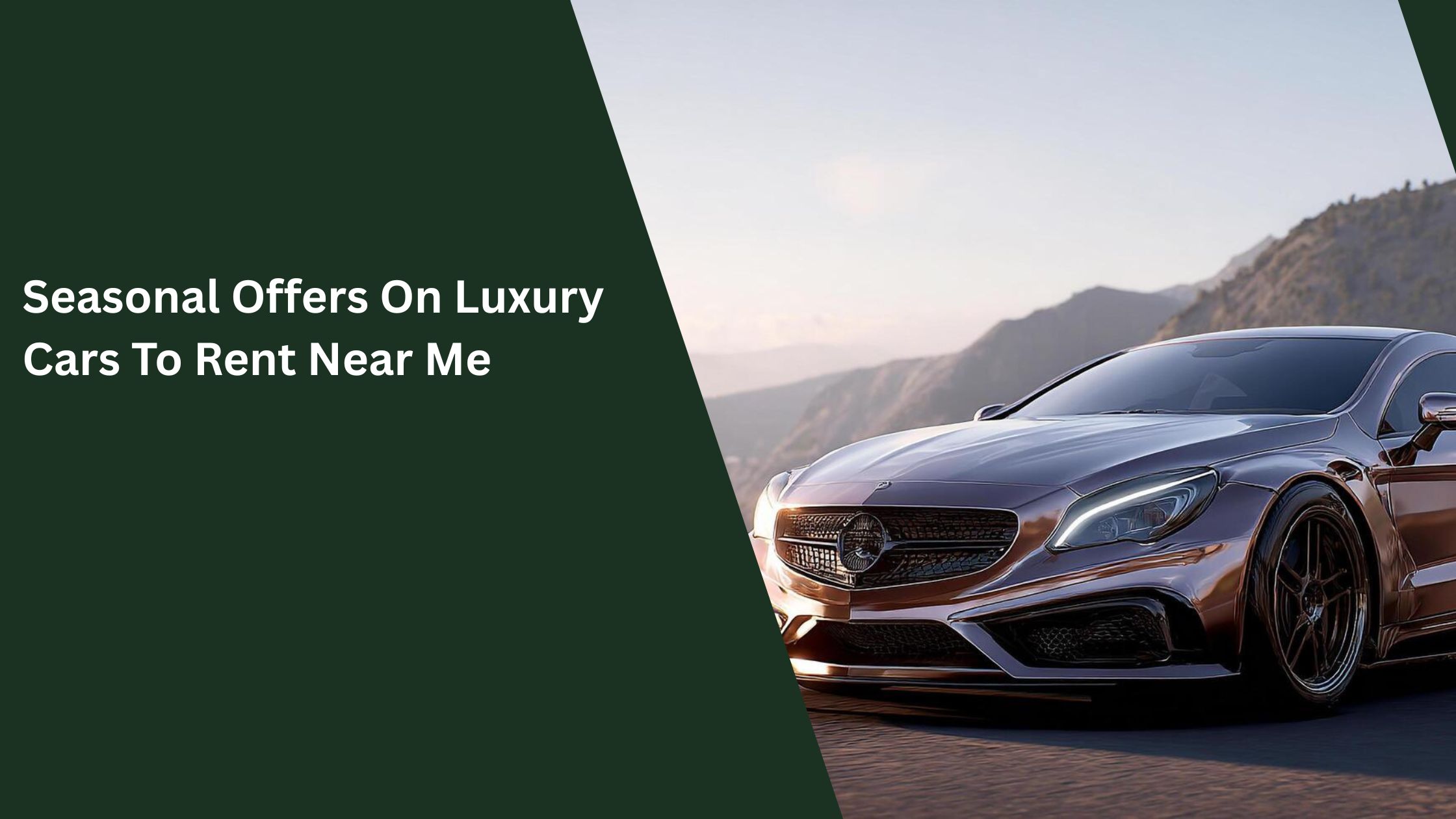 luxury cars to rent near me
