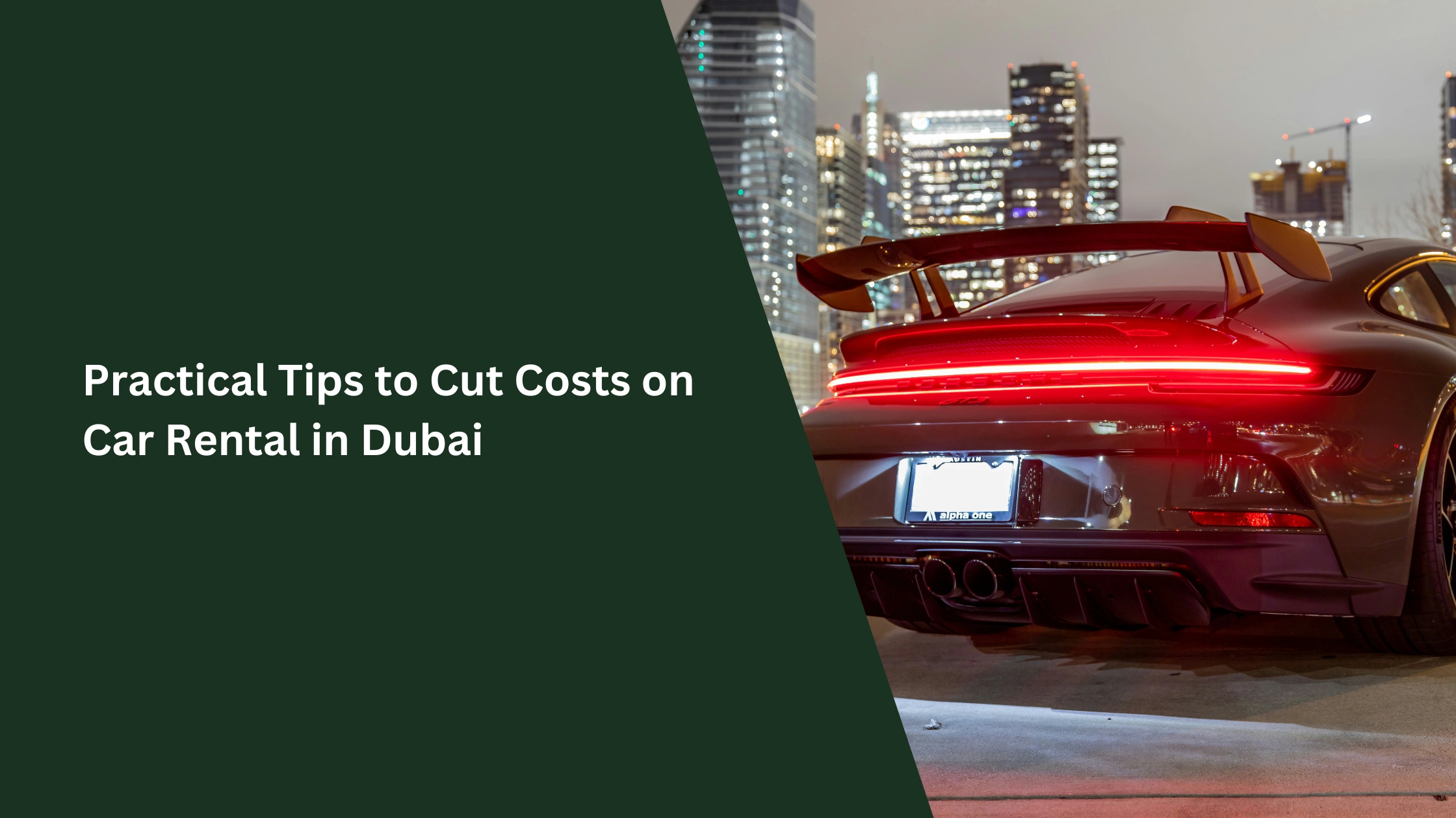 luxury car rental prices Dubai