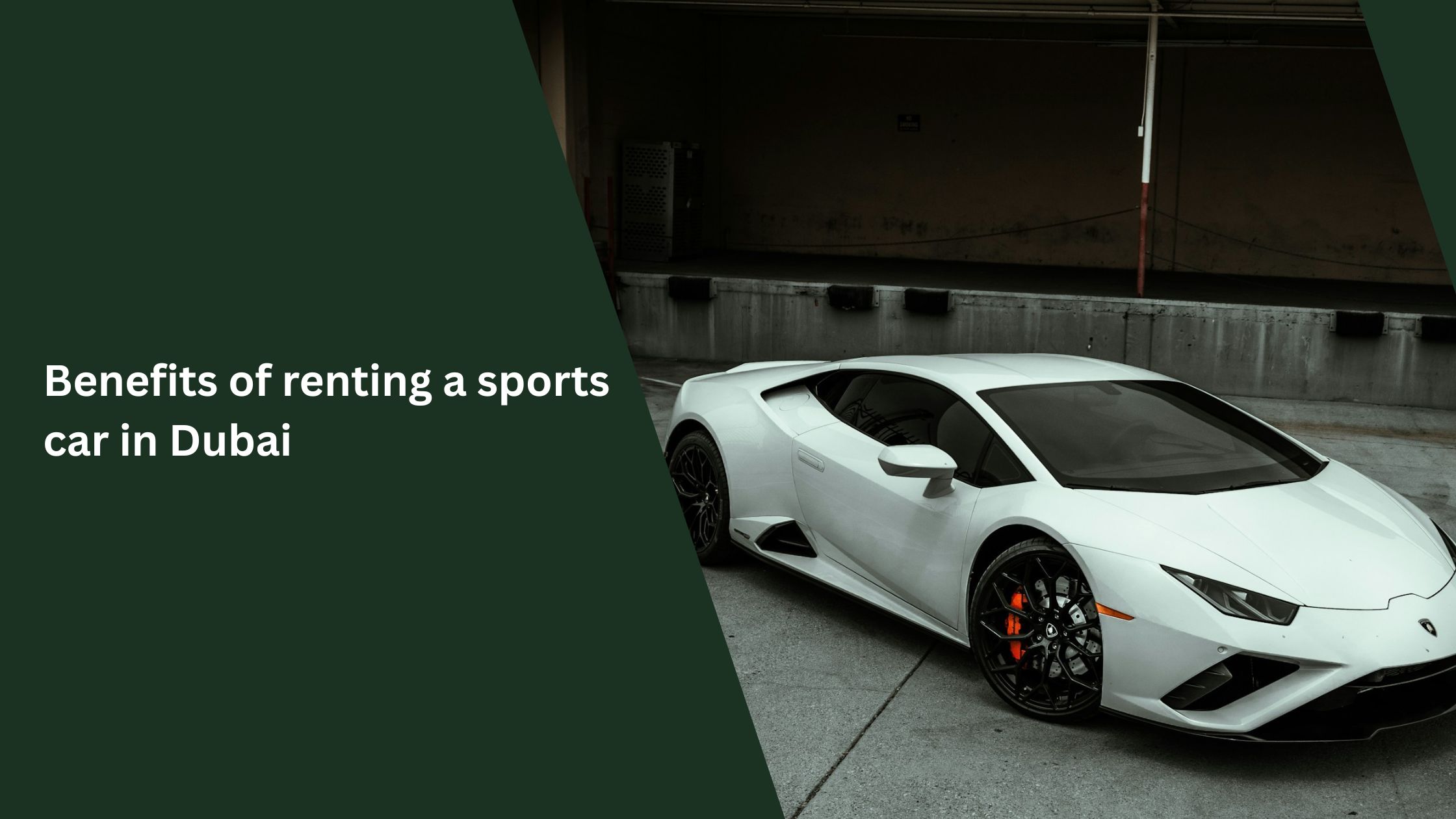 luxury sports car rentals dubai