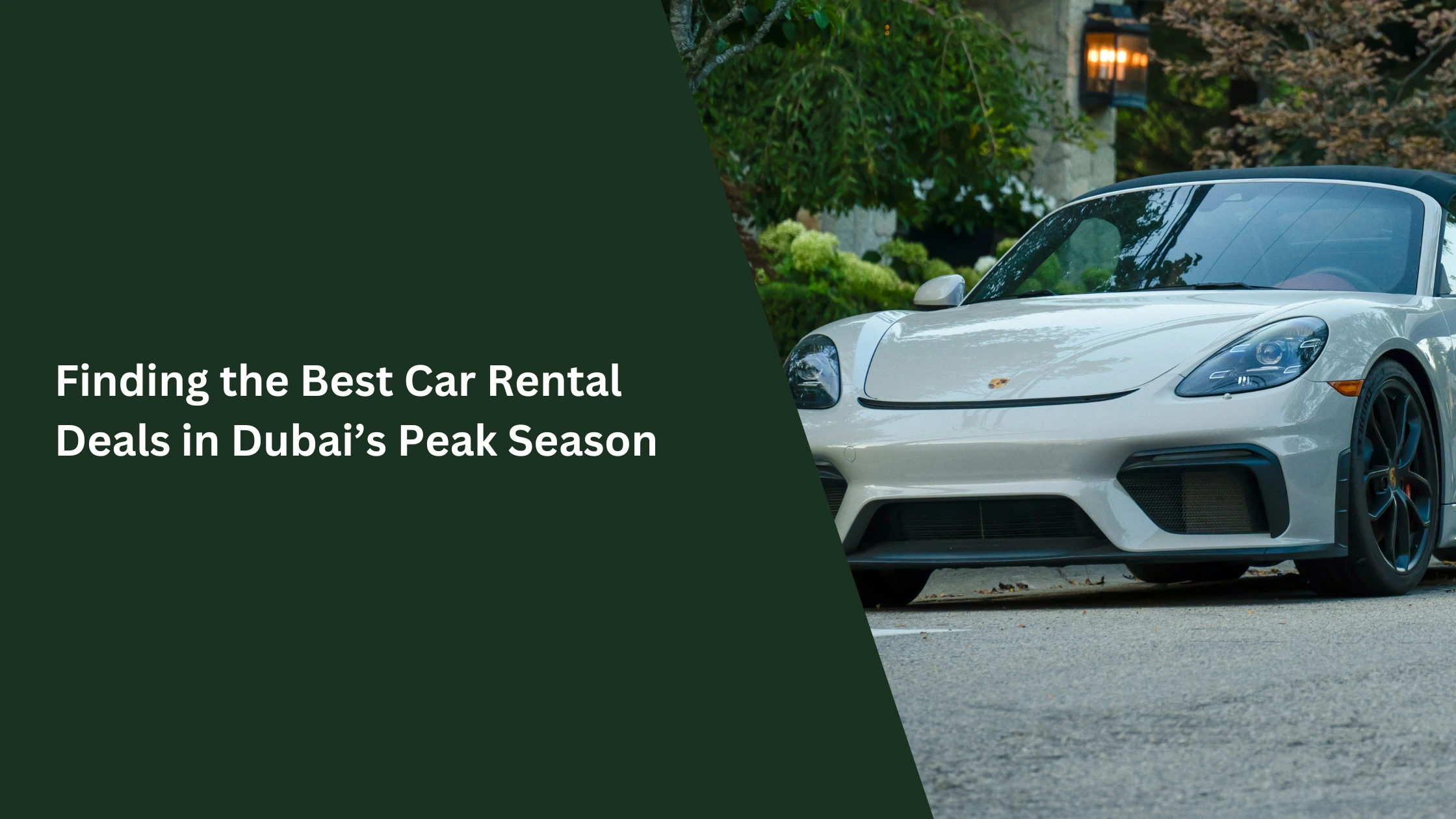 Dubai luxury car rental prices