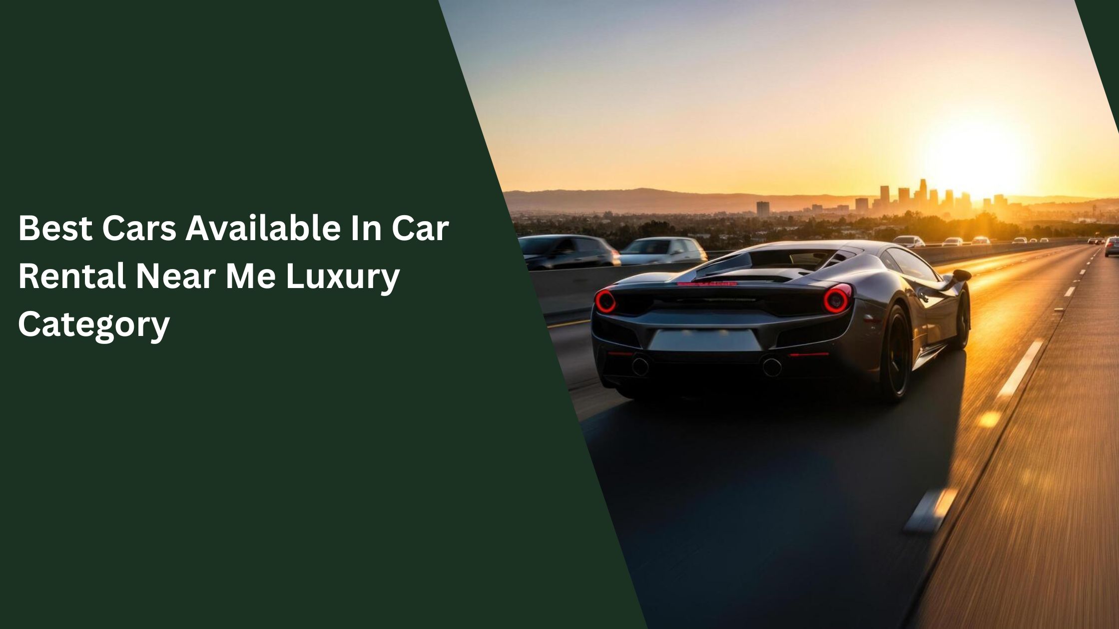 car rental near me luxury