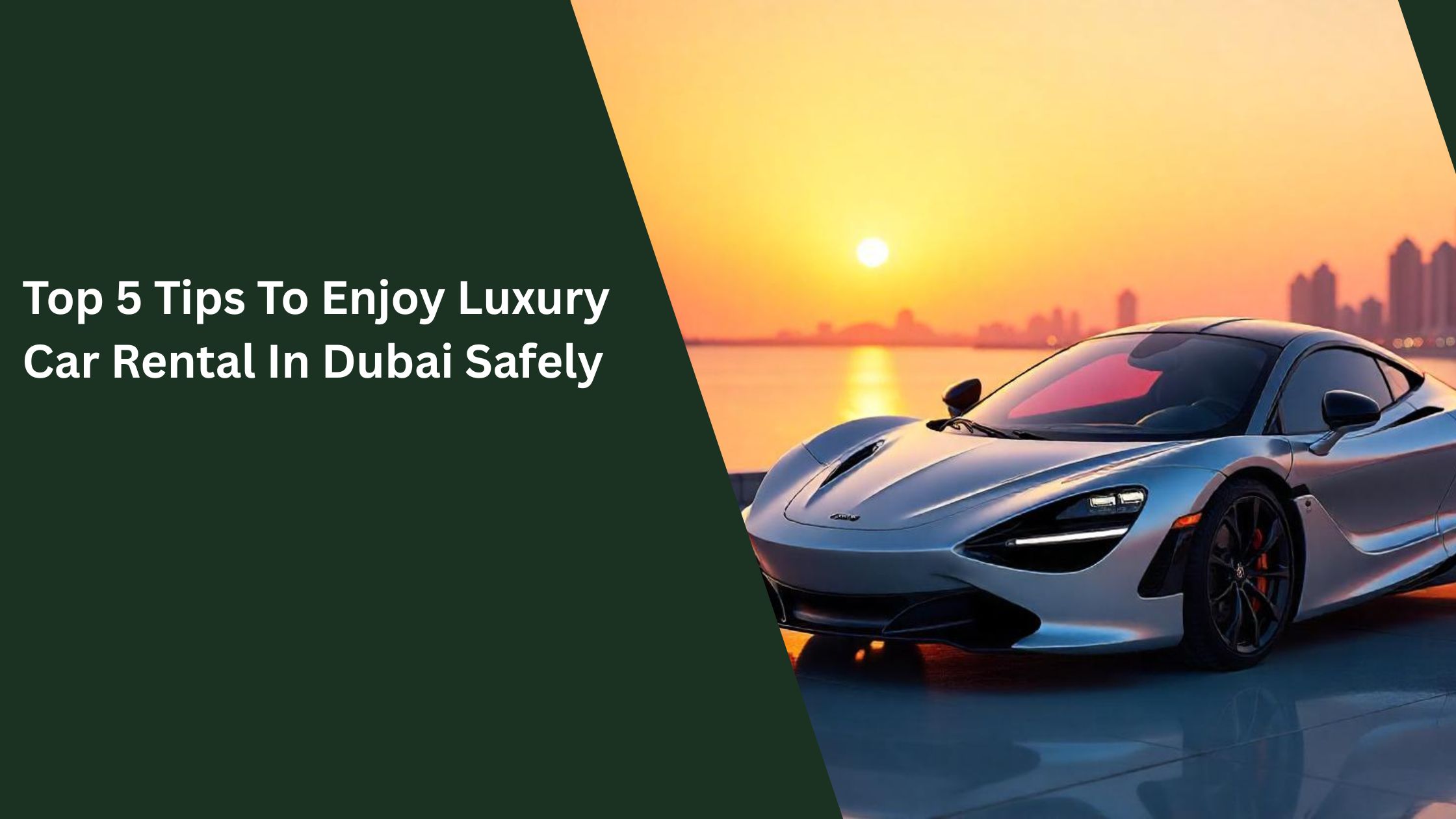 luxury car rental in Dubai