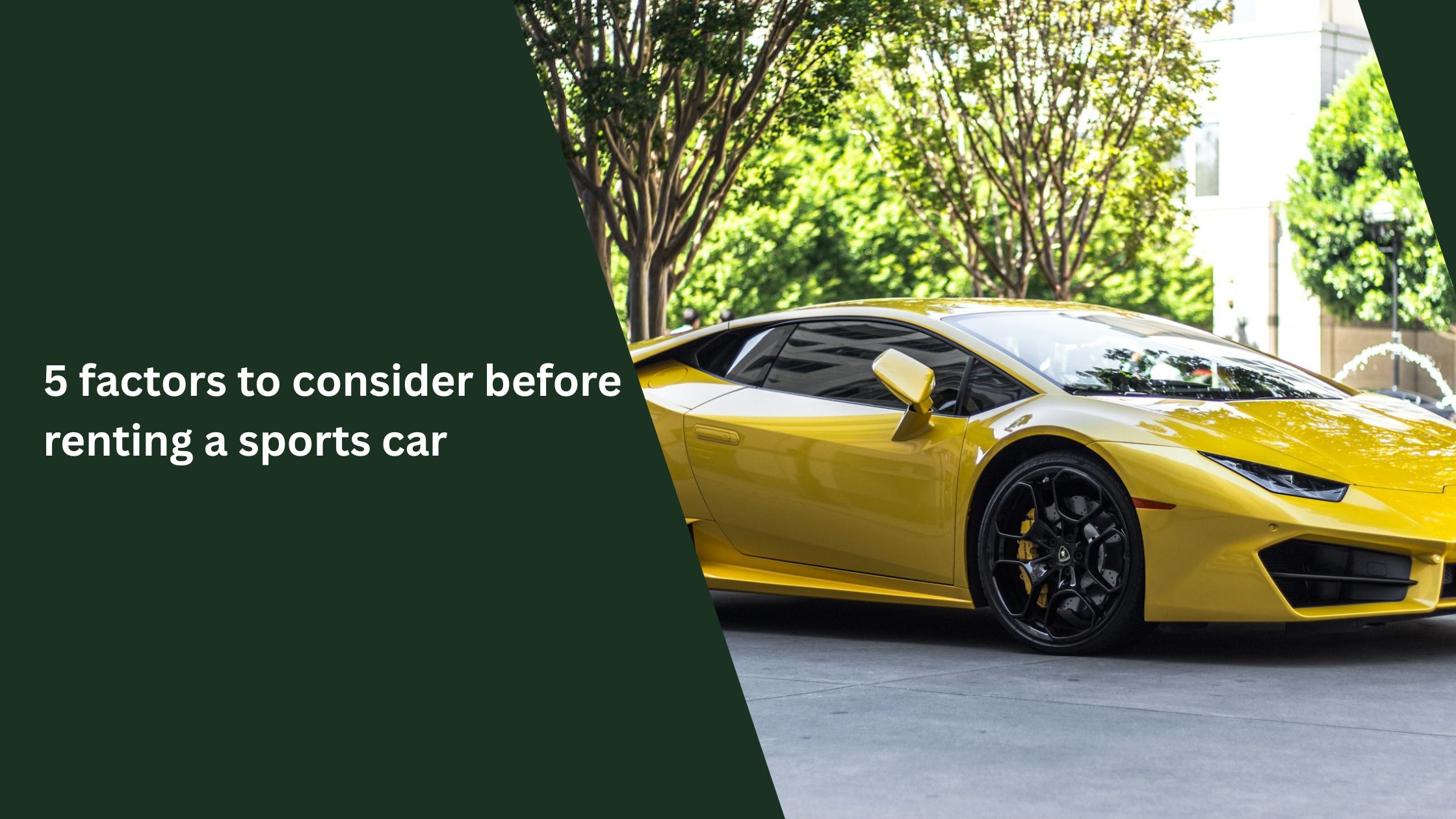 luxury sports car rental dubai