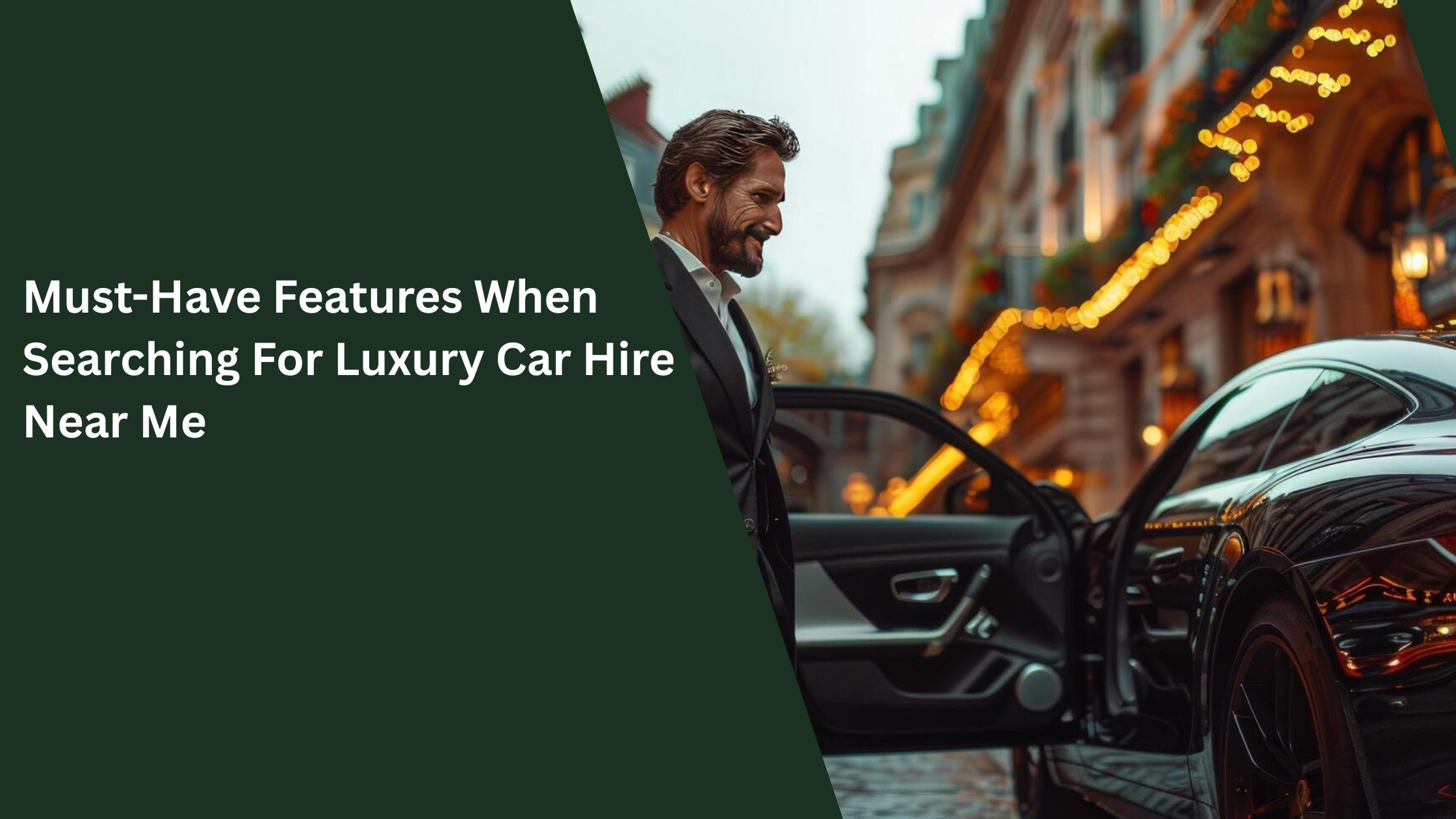 luxury car hire near me