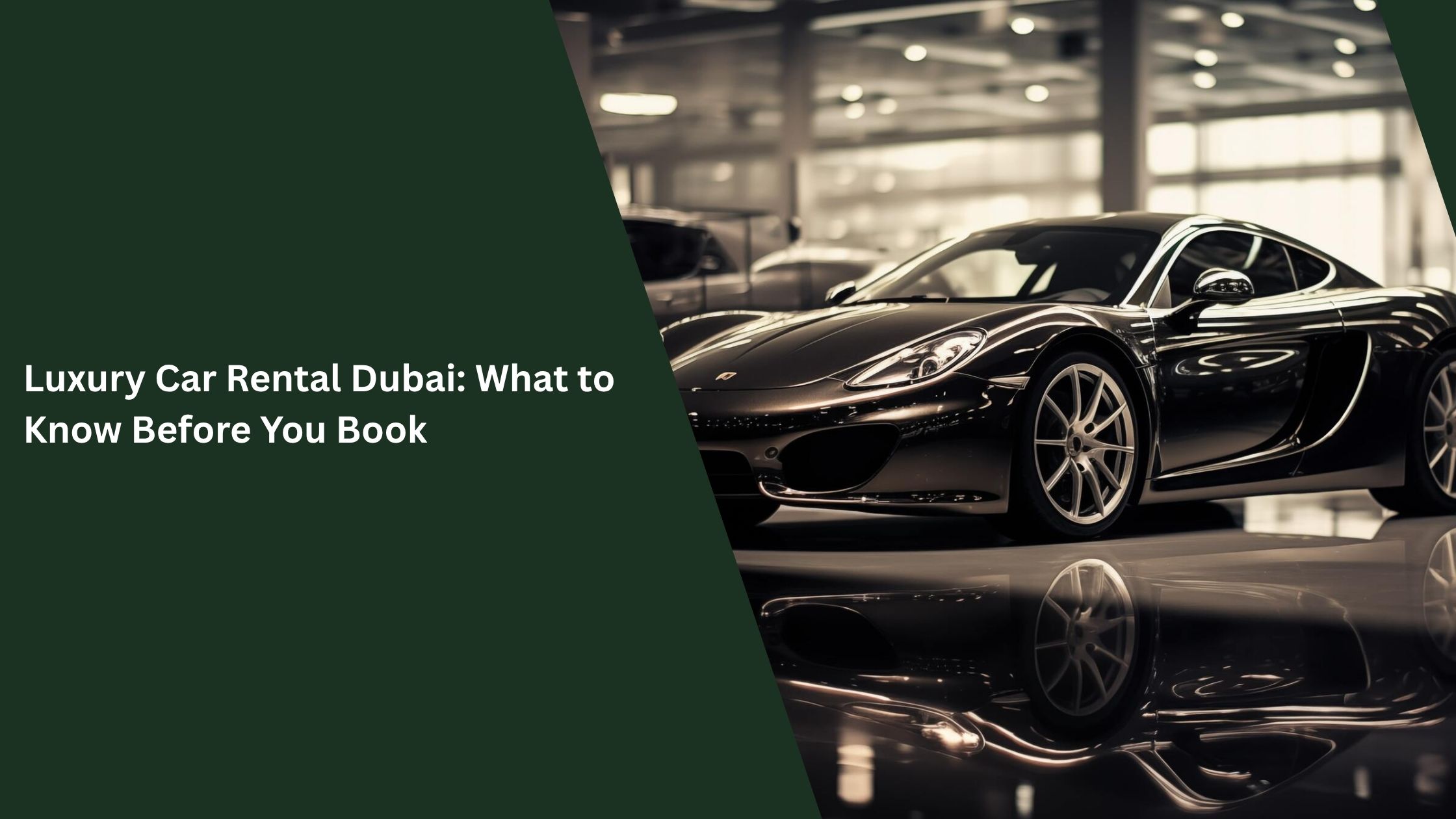luxury car rental Dubai